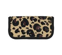 YUNWEIKEJI Leopardo dell'acquerello, Astuccio per matite, Astuccio per matite in tela Astuccio per penne a matita di grande capacità