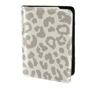 YUNWEIKEJI Leopardo modello marrone, Porta passaporto da viaggio in pelle PU Custodia per passaporto Copertine per passaporto da 5,5 pollici