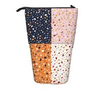 YUNWEIKEJI Modelli di terrazzo vettoriale senza soluzione di continuità, Astuccio telescopico, Portapenne con cerniera Astuccio per trucco Astuccio per matite Astuccio per penne