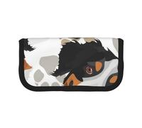 YUNWEIKEJI Modello delle zampe del cane Bovaro del Bernese, Astuccio per matite, Astuccio per matite in tela Astuccio per penne a matita di grande capacità