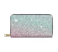 YUNWEIKEJI Modello rosa lucido, Portafogli Portafogli di grande capacità Porta carte di credito Portafoglio in pelle in microfibra