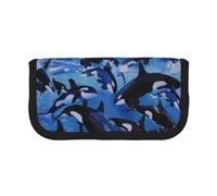 YUNWEIKEJI Orche Orche Oceano Mare, Astuccio per matite, Astuccio per matite in tela Astuccio per penne a matita di grande capacità