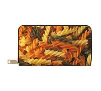 YUNWEIKEJI Pasta Gustosa, Portafogli Portafogli di grande capacità Porta carte di credito Portafoglio in pelle in microfibra