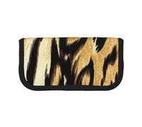 YUNWEIKEJI Pelliccia tigrata di pelle di tigre di leone leopardo, Astuccio per matite, Astuccio per matite in tela Astuccio per penne a matita di grande capacità