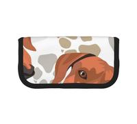 YUNWEIKEJI Rhodesian Ridgeback con amore, Astuccio per matite, Astuccio per matite in tela Astuccio per penne a matita di grande capacità