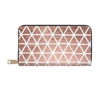YUNWEIKEJI Sfondi modello oro rosa, Portafogli Portafogli di grande capacità Porta carte di credito Portafoglio in pelle in microfibra