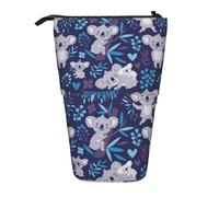 YUNWEIKEJI Simpatici animali degli orsi koala australiani, Astuccio telescopico, Portapenne con cerniera Astuccio per trucco Astuccio per matite Astuccio per penne