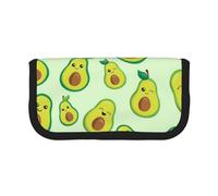 YUNWEIKEJI Simpatico avocado stampato, Astuccio per matite, Astuccio per matite in tela Astuccio per penne a matita di grande capacità