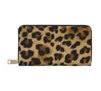 YUNWEIKEJI Simpatico leopardo stampato, Portafogli Portafogli di grande capacità Porta carte di credito Portafoglio in pelle in microfibra