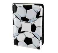YUNWEIKEJI Sport di palloni da calcio di calcio, Porta passaporto da viaggio in pelle PU Custodia per passaporto Copertine per passaporto da 5,5 pollici
