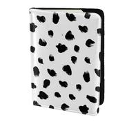 YUNWEIKEJI Stampa animale dalmata pittorica, Porta passaporto da viaggio in pelle PU Custodia per passaporto Copertine per passaporto da 5,5 pollici
