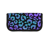 YUNWEIKEJI Stampa animale esotica leopardo colorato, Astuccio per matite, Astuccio per matite in tela Astuccio per penne a matita di grande capacità