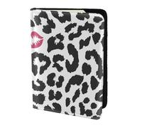 YUNWEIKEJI Stampa animalier a forma di bacio, Porta passaporto da viaggio in pelle PU Custodia per passaporto Copertine per passaporto da 5,5 pollici