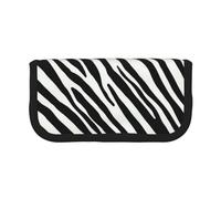 YUNWEIKEJI Striscia zebrata naturale, Astuccio per matite, Astuccio per matite in tela Astuccio per penne a matita di grande capacità