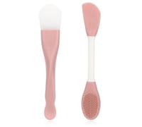 Yunxiao88 2 applicatori per maschere facciali, a doppia punta, in silicone, applicatori per maschere facciali per l'applicazione di prodotti per la cura della pelle e pennelli per maschere facciali