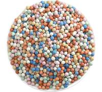 YUNXIASW 180g 8-10 mm Ceramsite Decorazione da Giardinaggio, Particelle di Ceramica Colorate Terreno del Giardino Organico Ciottoli di Argilla per Piante, Mini Ciottoli di Argilla Idroponica