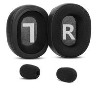 YunYiYi Auricolari di ricambio compatibili con Redragon H520 Icon, H510 Zeus, cuscinetti auricolari (nero)