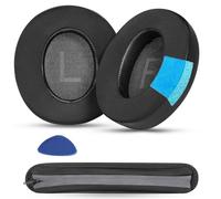 YunYiYi Cuscinetti di ricambio in gel rinfrescante, compatibili con cuffie Soundcore by Anker Space Q45, con tessuto di seta ghiacciata, memory foam ad alta densità (non adatti per Q10, Q20, Q30, Q35)