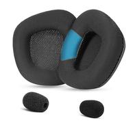 YunYiYi - Cuscinetti di ricambio per auricolari, compatibili con Corsair Void e Corsair Void Pro con cavo e senza fili, 7.1 in memory foam (schiuma di tessuto)