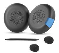 YunYiYi Evolve2 75 - Cuscinetti di ricambio compatibili con cuffie Jabra Evolve2 75 PC (non compatibili con Evolve 75), cuscinetti auricolari con memory foam più morbida, schiuma per isolamento