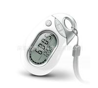 YUNYODA Contapassi digitale, contapassi 3D, con clip e grande display, semplice contapassi per fitness tracker, portatile, mini contatore elettronico per camminare, attività di corsa, bianco