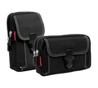 YUNYU Set 2 Pezzi Tascabili Tattici Molle con Custodia per Cellulare, Zaino Lombare in Tessuto Oxford Resistente per Escursionismo, Campeggio e Ciclismo