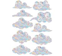 YUNYU Set di 20 pellicole per finestre arcobaleno e adesivi decorativi 3D per finestre, statiche, senza colla, per porte in vetro e finestre
