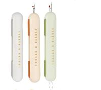 YUNYU Set di 3 accessori per il cucito 2 in 1 - Aghi e tagliasuture in marrone/beige/verde | Meccanismo di inserimento sicuro | Pratico accessorio da cucito per principianti e professionisti