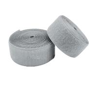 YunYunStrap Nastro a strappo da cucire 30mm Grigio, lato posteriore non autoadesivo, strisce di nylon nastro di fissaggio in tessuto ad incastro per abbigliamento, progetti di cucito in casa e ufficio