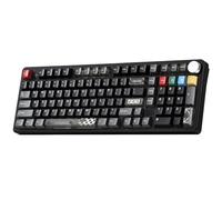 YUNZII AL98 PRO Tastiera Meccanica in Alluminio (Nero, Candy Switch) | Tastiera Gaming Dual 8K con Poggiapolsi, 100 Tasti con Manopola Personalizzabile, Hot-swap, Driver RGB Web per Windows/Mac