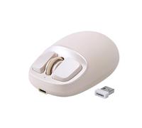 YUNZII C1 Mouse Wireless Silicone Senza Fili (Beige)