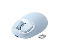YUNZII C1 Mouse Wireless Silicone Senza Fili (Blu)
