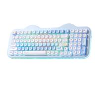YUNZII C98 Tastiera Meccanica Gaming Wireless (Blu, Candy Switch) | 99 Tasti PBT MOA, BT/2.4G/USB-C, Hot-Swap, Gasket Mount, RGB, 10000mAh, Tastierino Numerico, Cute Creamy Keyboard per Win/Mac