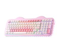 YUNZII C98 Tastiera Meccanica Gaming Wireless (Rosa, Candy Switch) | 99 Tasti PBT MOA, BT/2.4G/USB-C, Hot-Swap, Gasket Mount, RGB, 10000mAh, Tastierino Numerico, Cute Creamy Keyboard per Win/Mac