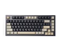 YUNZII YZ75 75% Tastiera Meccanica Wireless,Gasket Tastiera Gaming Wireless, Tastiera Retroilluminata RGB, BT5.0/2.4G/USB-C, Keycaps PBT a Doppio Colpo per Linux/Win/Mac(Gateron G Pro giallo, nero)