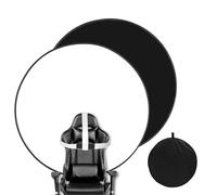 YUOCU Sfondo a sedia con schermo bianco e nero, pieghevole, 2 in 1, schermo nero e schermo bianco, portatile, per videochat, webcam, fotografia, zoom fotografico, giochi in streaming
