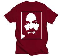 Yuogkk T-Shirt Charles Manson Unisex Manica Corta, Moda retrò Girocollo Felpa Classica Camicia Corsa all'aperto Sportwear Stampato Modello Top-Grey||XXS