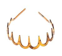 YUOIUX Cerchietto per capelli da donna e ragazza, a denti lunghi, in resina