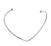 YUOIUX Cerchietto per capelli in metallo, da donna, sottile, con struttura in filo metallico, fascia per capelli, gioielli di Natale