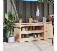 YUOTYRKTEJRSG Armadi da cucina Armadi per sala da pranzoMobile da Cucina da Esterno 106x55x64 cm Legno Massello di PinoAdatto per cucina sala da pranzo balcone