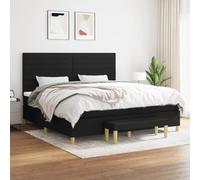 YUOTYRKTEJRSG Grey Fabric Bed Frame with Pocket Sprung Mattress 160x200cm King Size Upholstered Platform Bed Engineered Wood Base Easy Assembly 280kg Capacity, Light Grey
