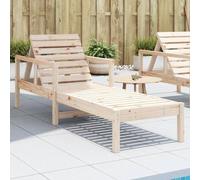 YUOTYRKTEJRSG Lettino Prendisole 199,5x62x55 cm in Legno Massello di Pinosedie da esterno sdraio da esterno sedia sdraio da esterno sdraio da giardinoAdatto a patii da giardino