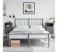 YUOTYRKTEJRSG Mobiletto portaoggetti Comodino per camera da lettoComodini 2 pz Antracite 36x39x78 cm in AcciaioAdatto alle camere da letto