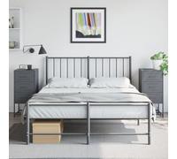 YUOTYRKTEJRSG Mobiletto portaoggetti Comodino per camera da lettoComodini 2 pz Antracite 36x39x78 cm in AcciaioAdatto alle camere da letto