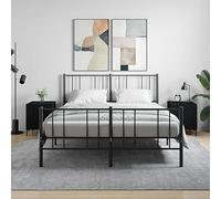 YUOTYRKTEJRSG Mobiletto portaoggetti Comodino per camera da lettoComodini 2 pz Neri 40x40x50 cm in Legno MultistratoAdatto alle camere da letto