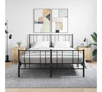 YUOTYRKTEJRSG Mobiletto portaoggetti Comodino per camera da lettoComodini 2 pz Rovere Sonoma 40x40x50 cm in Legno MultistratoAdatto alle camere da letto