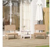 YUOTYRKTEJRSG Sedie da Giardino 2pz 60x52,5x72 cm Legno Massello di Pinopoltrone da giardino sedie da esterno sdraio da esterno sedia sdraio da esternoAdatto a patii da giardino