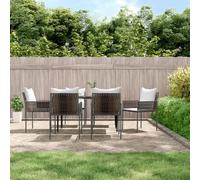 YUOTYRKTEJRSG Sedie da Giardino con Cuscini 6pz Marroni 54x61x83cm Polyrattansedie da esterno sdraio da esterno sdraio da giardino poltrone da giardinoAdatto a patii da giardino
