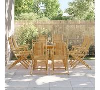 YUOTYRKTEJRSG Sedie da Giardino Pieghevoli 8 pz 53x66x99 cm in Bambùsedie da esterno sdraio da giardino sedia sdraio da esterno poltrone da giardinoAdatto a patii da giardino