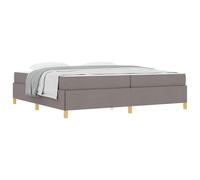 YUOTYRKTEJRSG Talpa Fabric Upholstered Bed Frame with Mattress 200x200 cm Modern Platform Bed No Box Spring Needed Easy Assembly Sturdy Structure for Bedroom Guest Room
